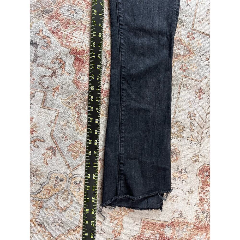Mother The Insider Crop Ankle Not Guilty Womens Black Jeans Size 25 - Picture 3 of 10